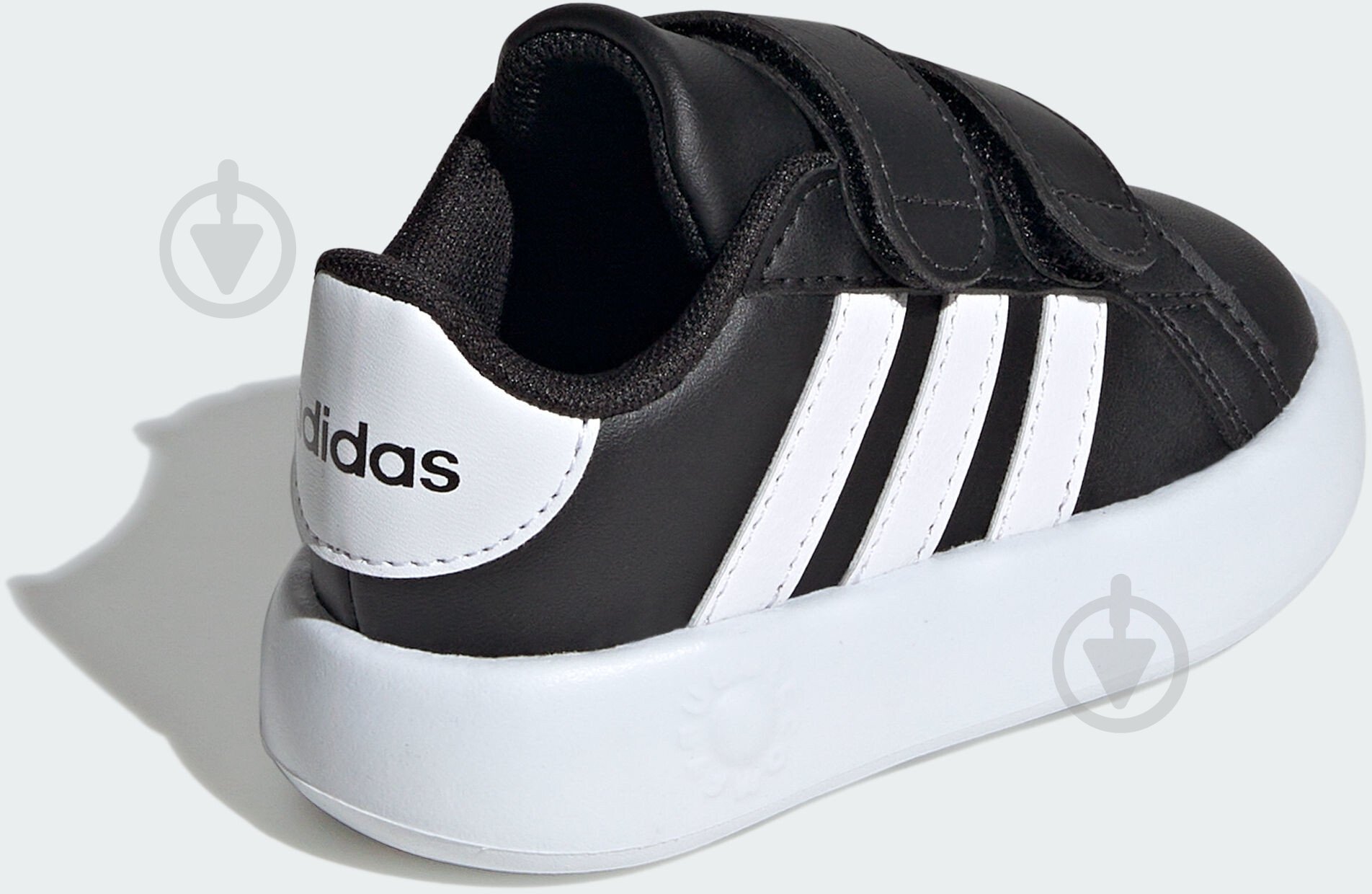 Кроссовки детские демисезонные Adidas GRAND COURT 2.0 CF ID5272 р.26 черные - фото 4