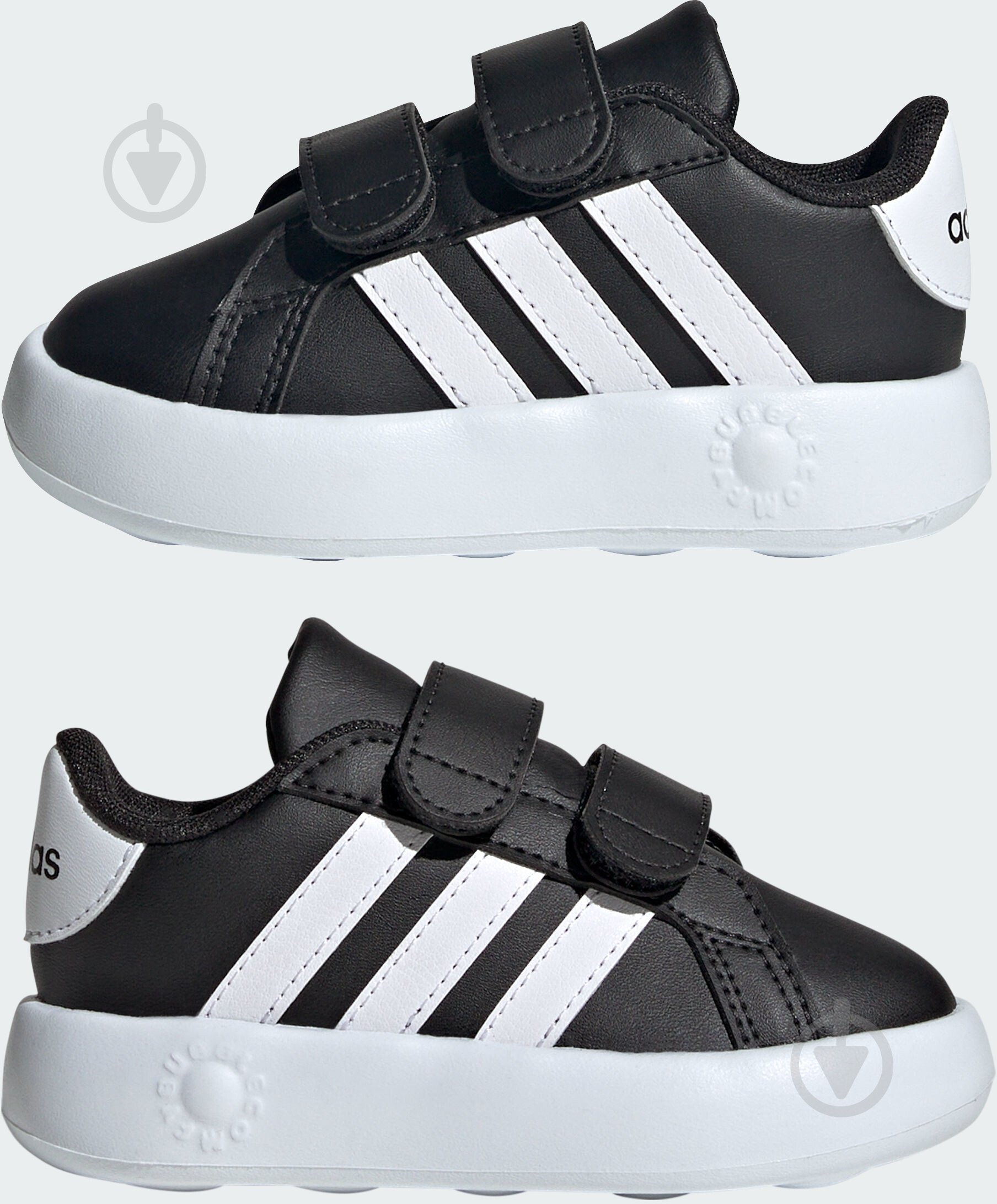 Кроссовки детские демисезонные Adidas GRAND COURT 2.0 CF ID5272 р.26 черные - фото 5