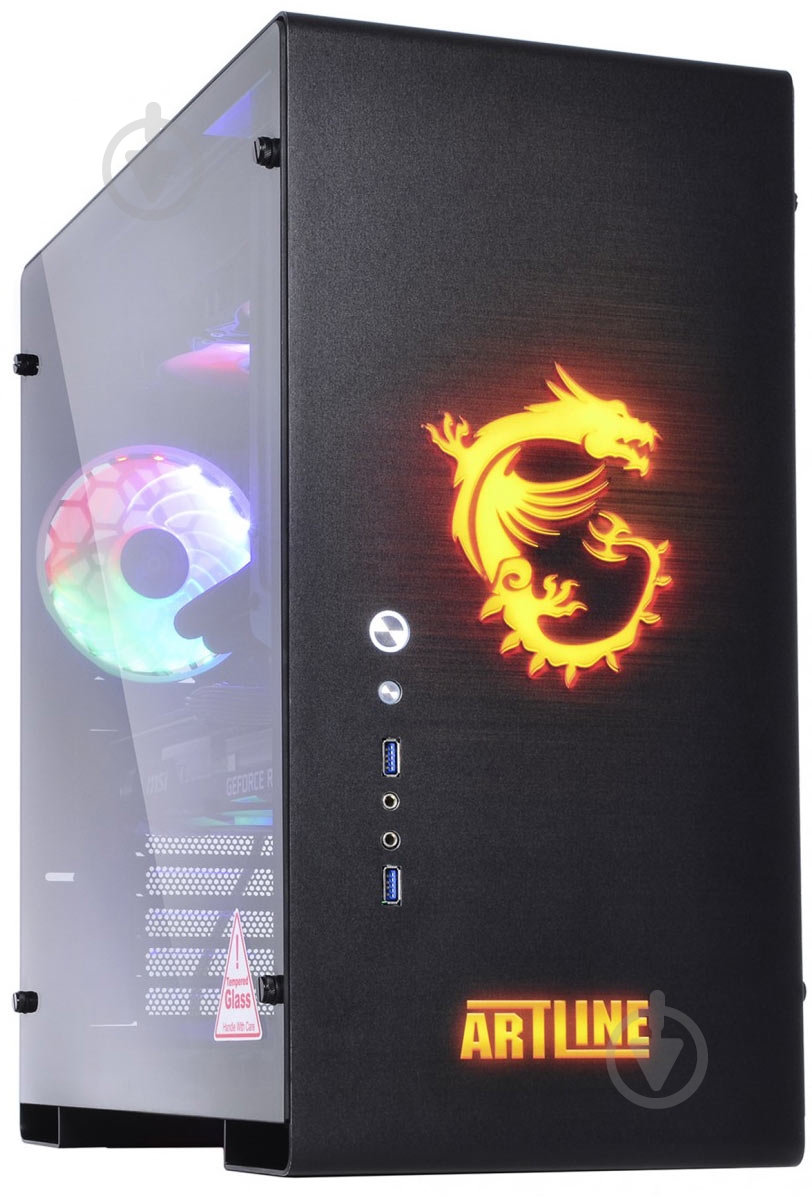 Компьютер Artline (DRAGONv72) black - фото 1 Компьютер Artline (DRAGONv72) black - фото 1