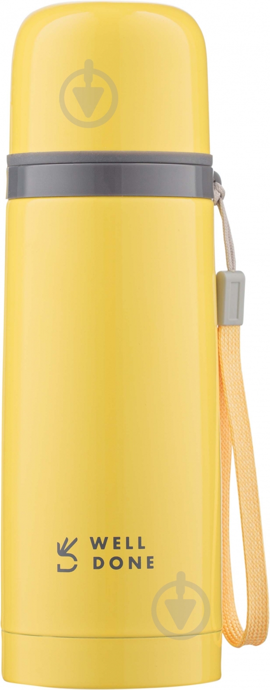 Термос Well Done Yellow 0,35 л WD-7153Y - фото 1