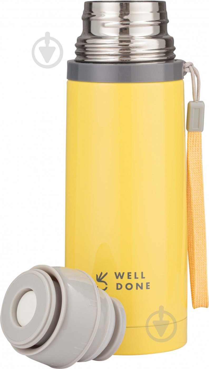 Термос Well Done Yellow 0,35 л WD-7153Y - фото 2