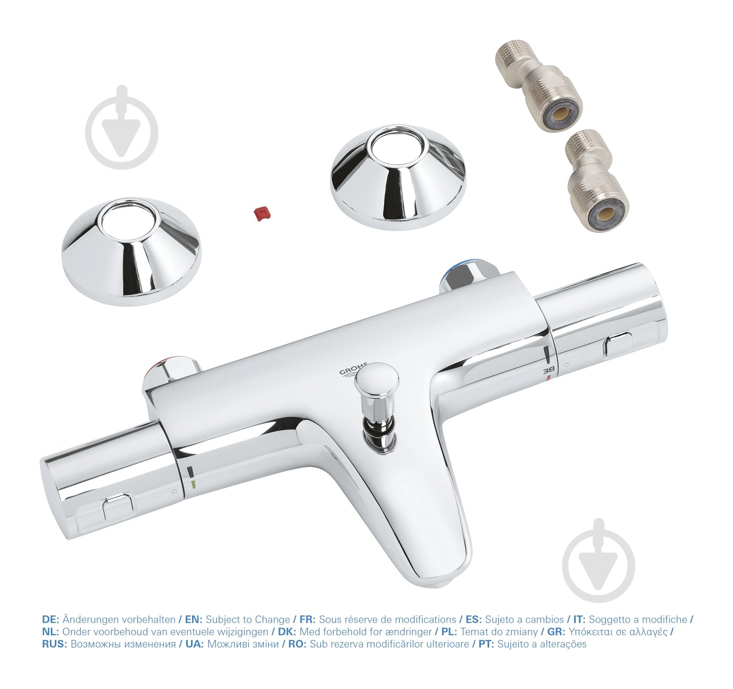 Змішувач термостатичний Grohe Precision Start 1/2″ (34598000) - фото 3 Змішувач термостатичний Grohe Precision Start 1/2″ (34598000) - фото 3