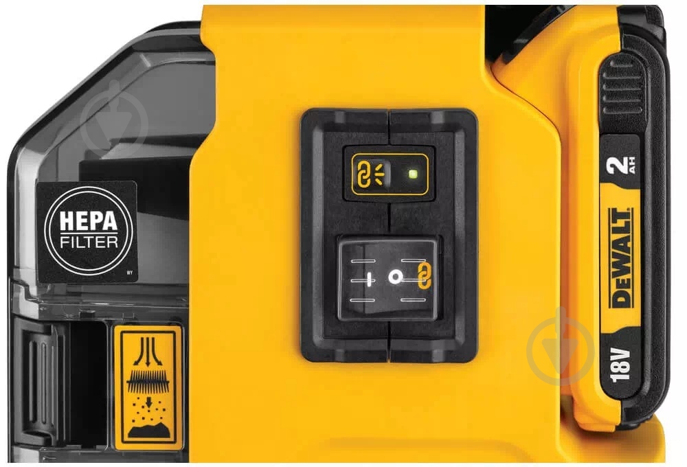 Пылесос DeWalt аккумуляторный DWH161D1 - фото 6
