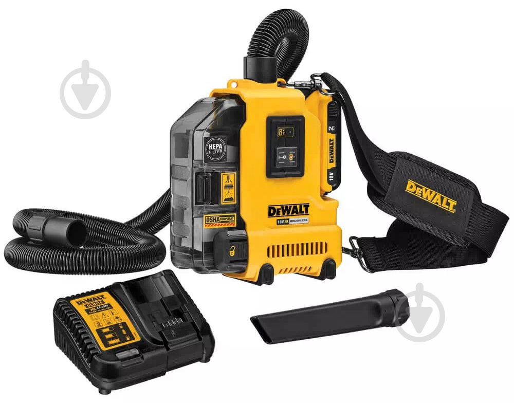 Пылесос DeWalt аккумуляторный DWH161D1 - фото 2