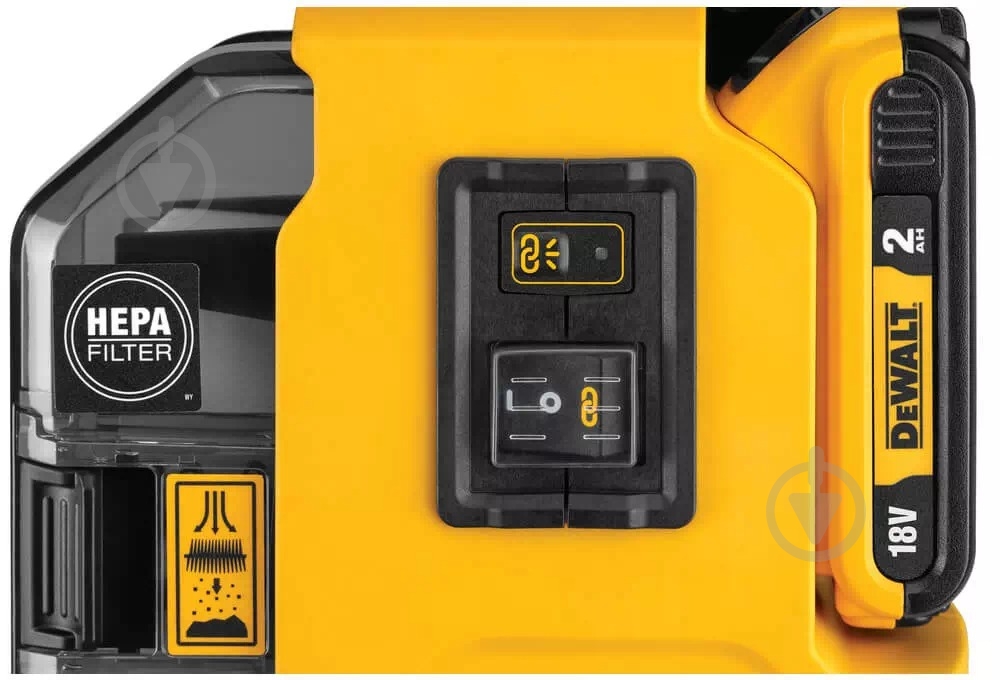 Пылесос DeWalt аккумуляторный DWH161D1 - фото 8