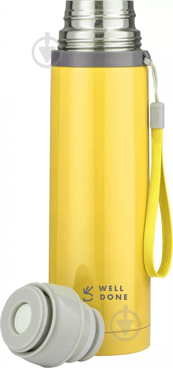 Термос Well Done Yellow 0,5 л WD-7145Y - фото 2