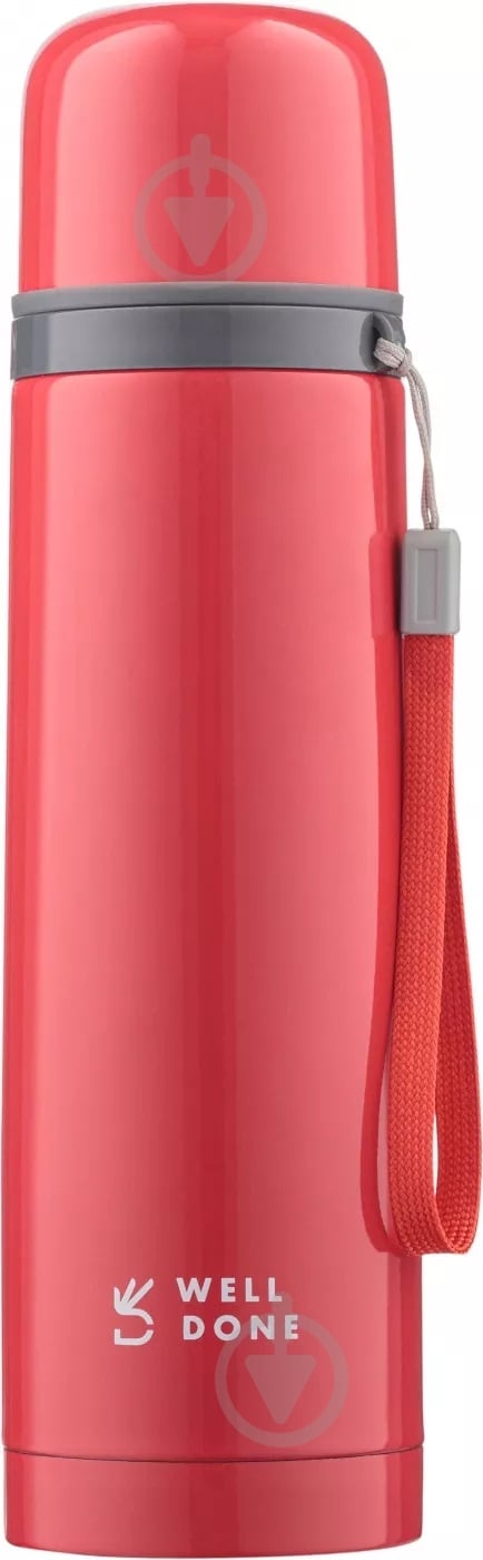 Термос Well Done Red 500 мл WD-7145R - фото 1 Термос Well Done Red 500 мл WD-7145R - фото 1
