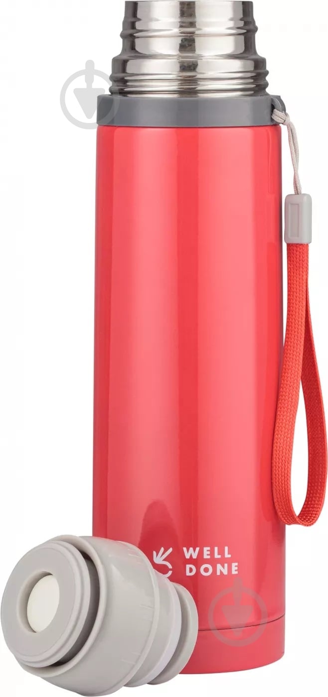Термос Well Done Red 500 мл WD-7145R - фото 2 Термос Well Done Red 500 мл WD-7145R - фото 2