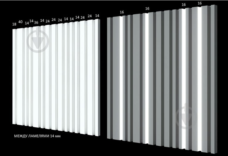 3D-панель гипсовая Gipster Barcode 0.25 кв.м - фото 4 3D-панель гипсовая Gipster Barcode 0.25 кв.м - фото 4