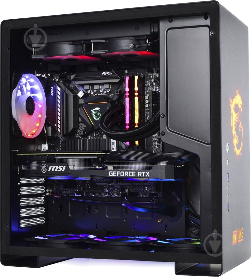 Компьютер Artline Overlord DRAGON (DRAGONv84Win) black - фото 7