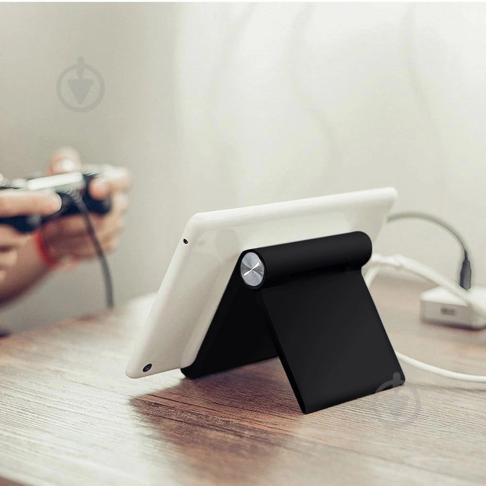 Подставка UGREEN LP115 Multi-Angle Adjustable Portable Stand for Phone/Tablet Black (50748) - фото 5