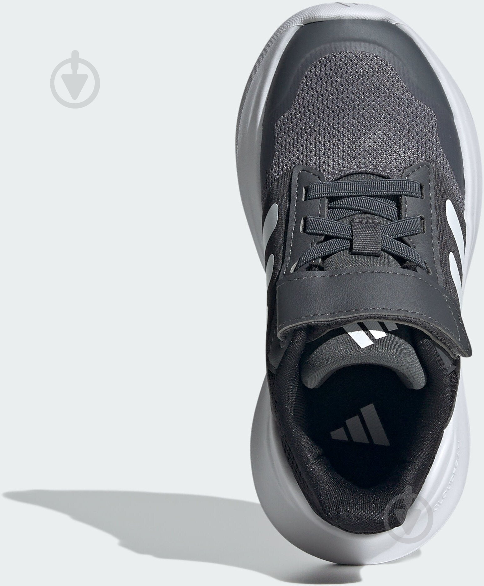 Кросівки дитячі демісезонні Adidas Tensaur Run 3.0 EL IE5986 р.31,5 сірі із чорним - фото 6 Кросівки дитячі демісезонні Adidas Tensaur Run 3.0 EL IE5986 р.31,5 сірі із чорним - фото 6