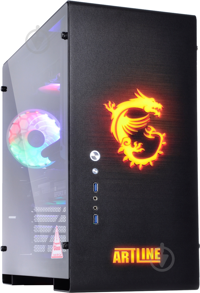 Компьютер Artline Overlord DRAGON (DRAGONv85Win) black - фото 1