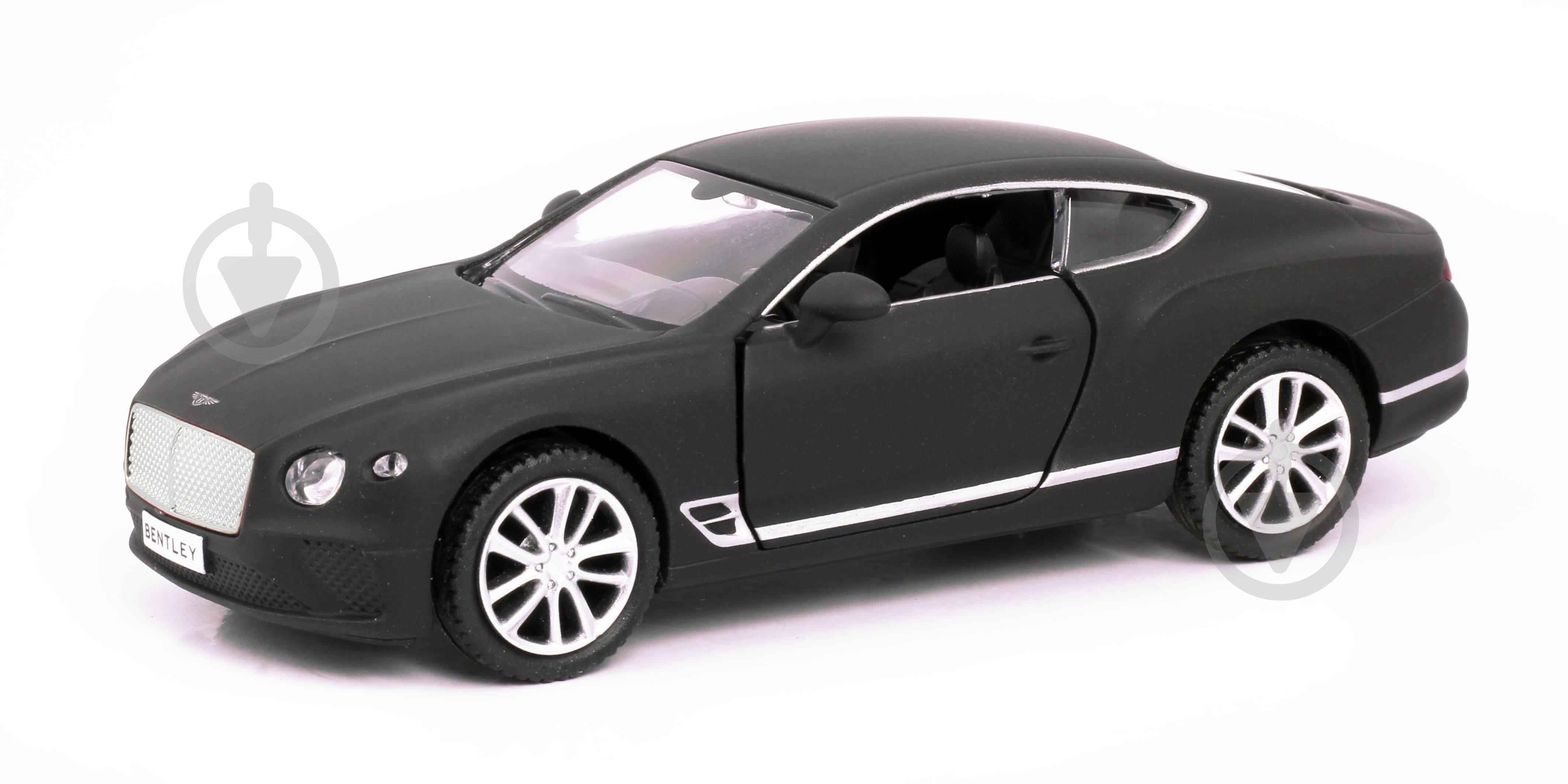 Машинка Uni Fortune Bentley Continental GT (2018) черный 1:32 - фото 1 Машинка Uni Fortune Bentley Continental GT (2018) черный 1:32 - фото 1