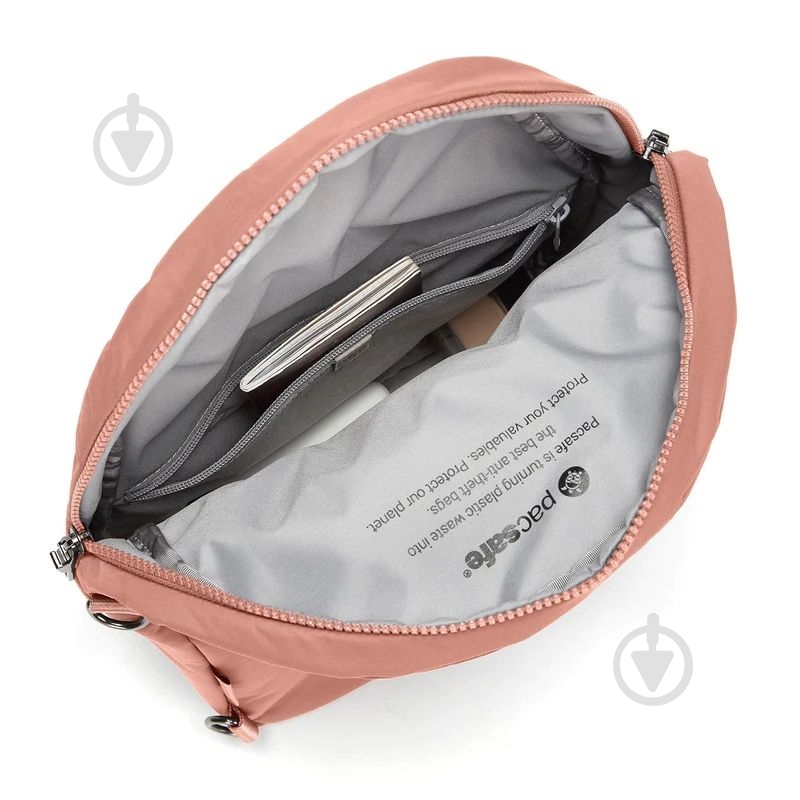 Рюкзак Pacsafe CX convertible backpack 8 л розовый - фото 6