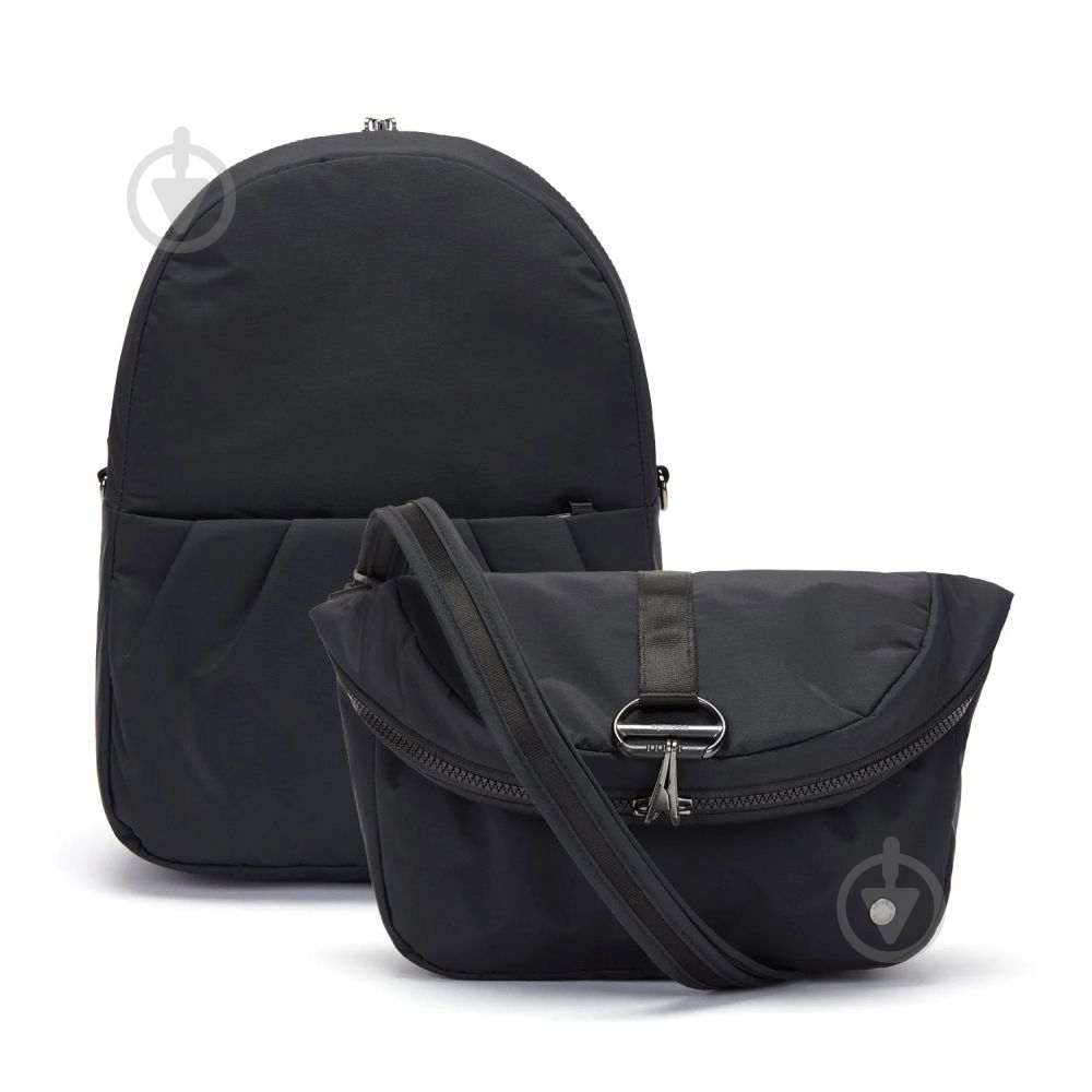 Рюкзак Pacsafe CX convertible backpack 8 л чорний - фото 1 Рюкзак Pacsafe CX convertible backpack 8 л чорний - фото 1