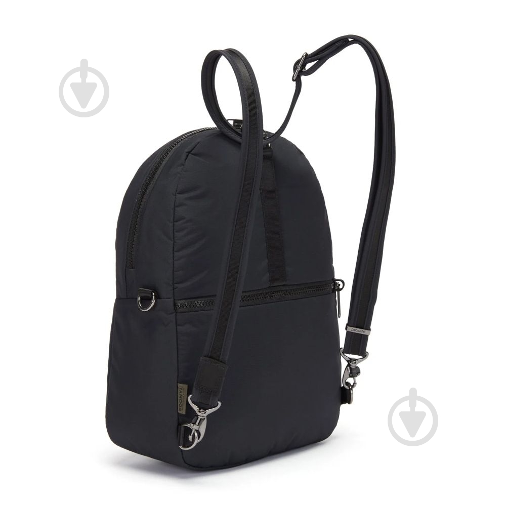Рюкзак Pacsafe CX convertible backpack 8 л чорний - фото 5 Рюкзак Pacsafe CX convertible backpack 8 л чорний - фото 5
