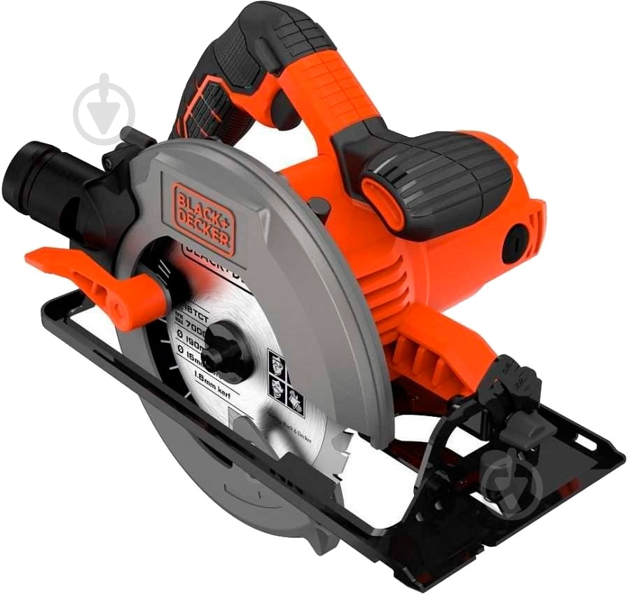 Пила дисковая Black+Decker 1500 Вт CS1550 - фото 1