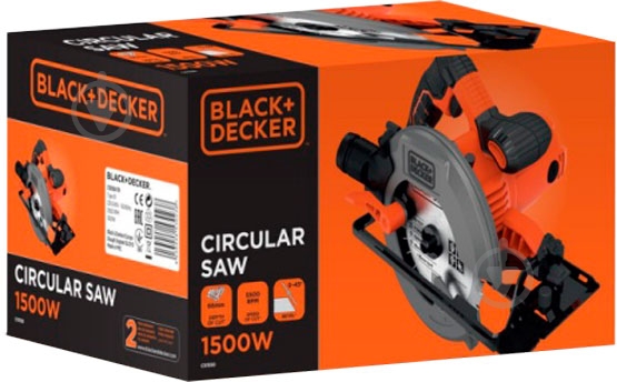 Пила дисковая Black+Decker 1500 Вт CS1550 - фото 5
