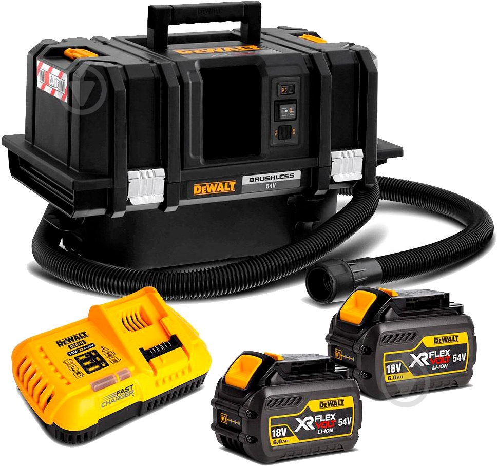 Пылесос DeWalt аккумуляторный бесщеточный DCV586MT2 - фото 1