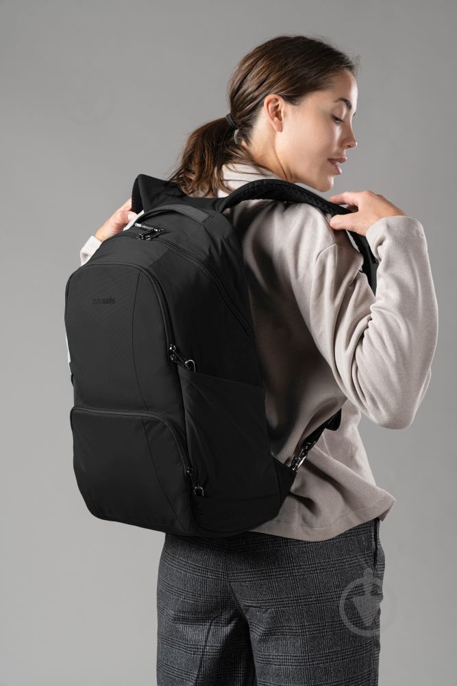 Рюкзак Pacsafe LS450 backpack 25 л черный - фото 10