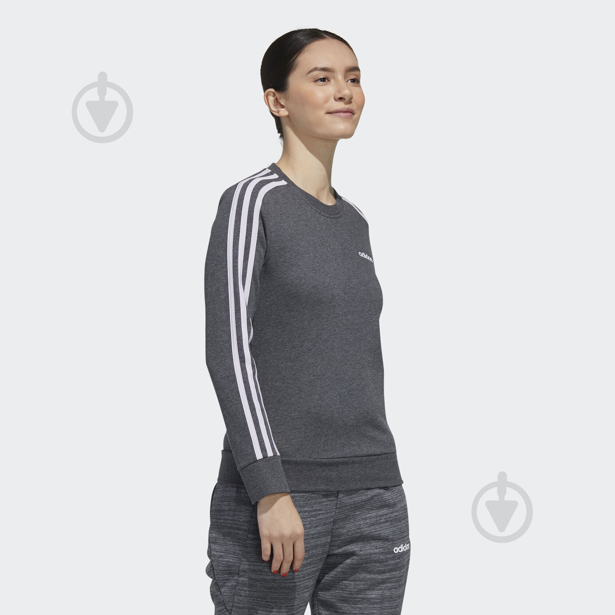 Джемпер Adidas W E 3S SWEAT FT FL0149 р. L сірий - фото 6