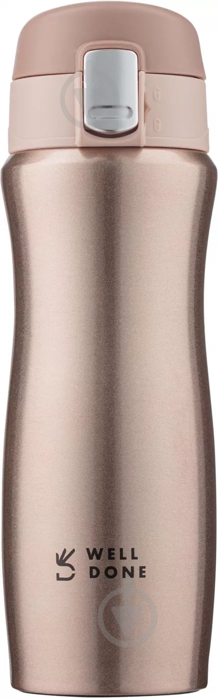 Термочашка Well Done Rose Gold 0,42 л WD-7164D - фото 1