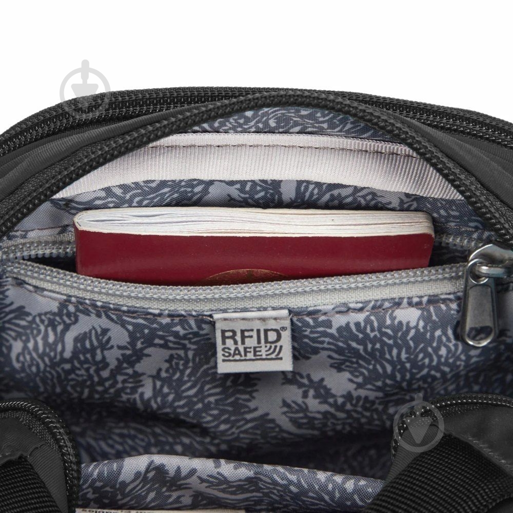 Сумка через плечо Pacsafe LS100 crossbody 3 л черный - фото 5