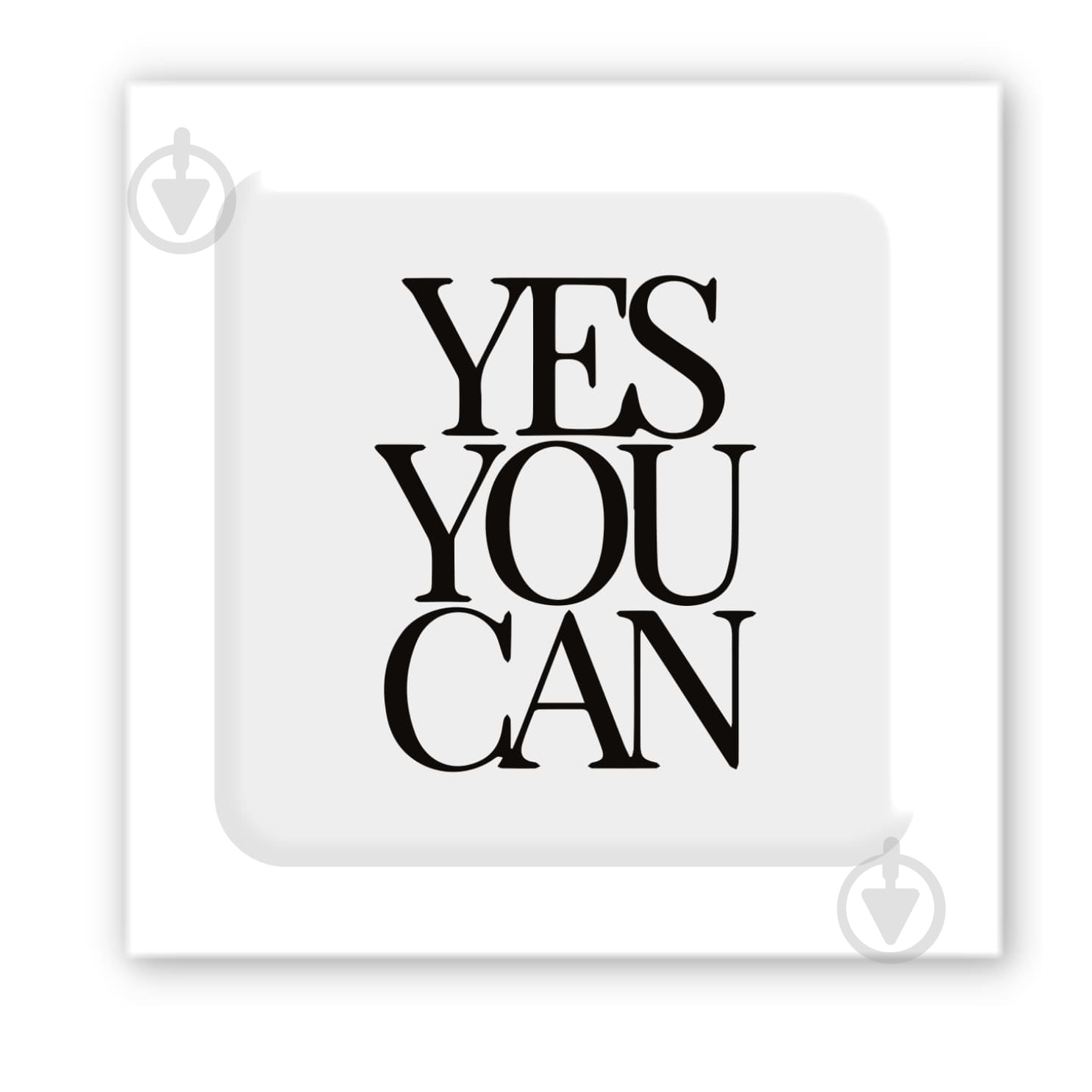 Стикер 3D Tattooshka "Yes you can" - фото 1 Стикер 3D Tattooshka "Yes you can" - фото 1