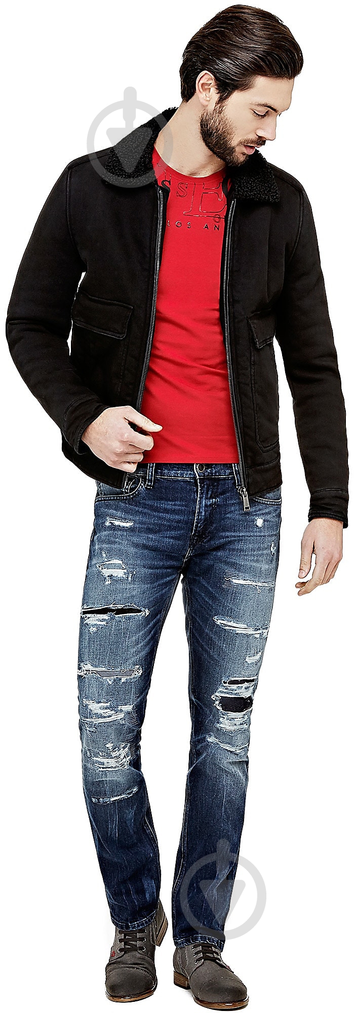 Джинсы Guess M74AN2.D2RC0;CADS синий - фото 2 Джинсы Guess M74AN2.D2RC0;CADS синий - фото 2