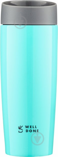 Термочашка Well Done Turquoise 0,38 л WD-7053T - фото 1
