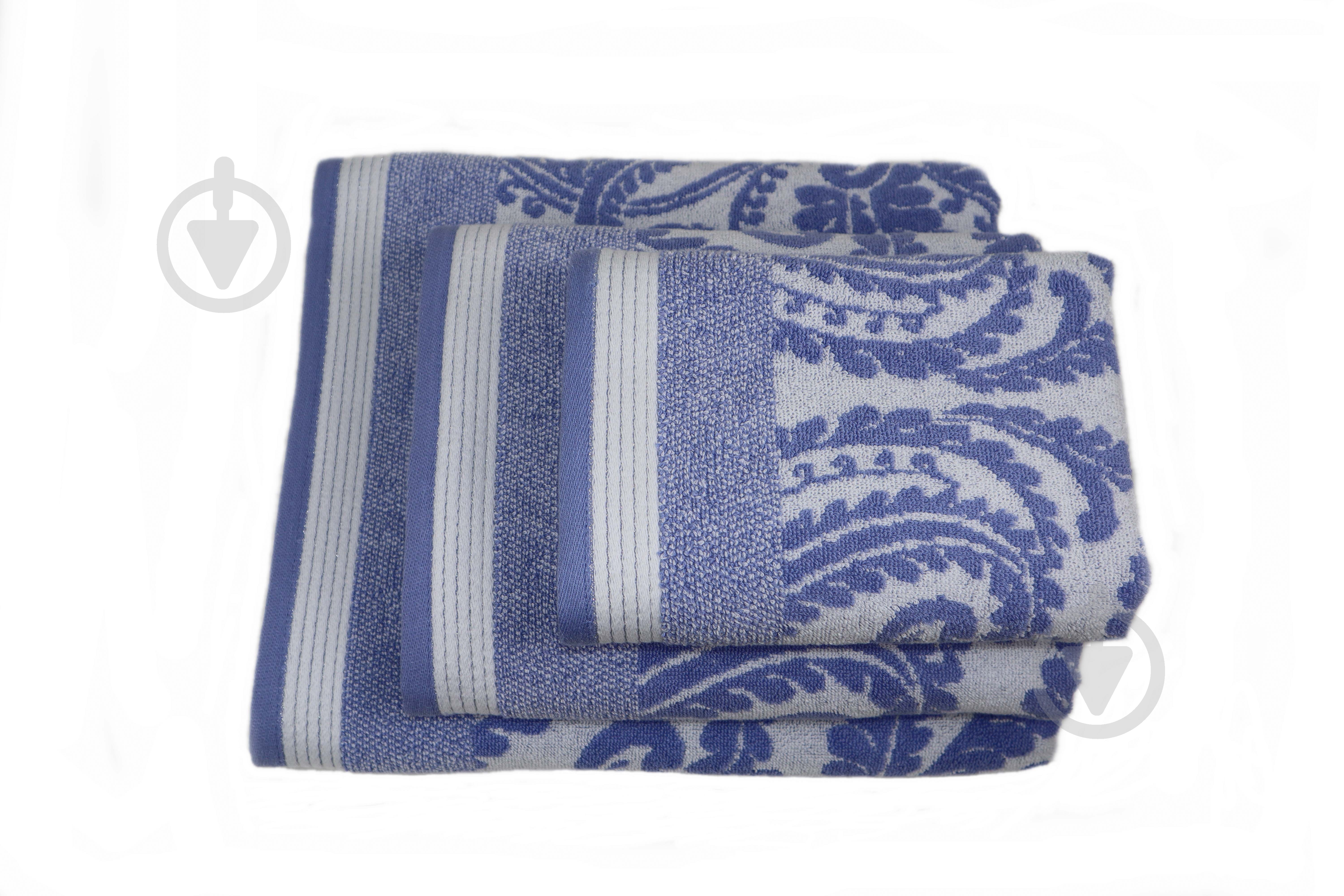 Полотенце махровое Milestone 100x150 см синий с рисунком La Nuit - фото 2 Полотенце махровое Milestone 100x150 см синий с рисунком La Nuit - фото 2