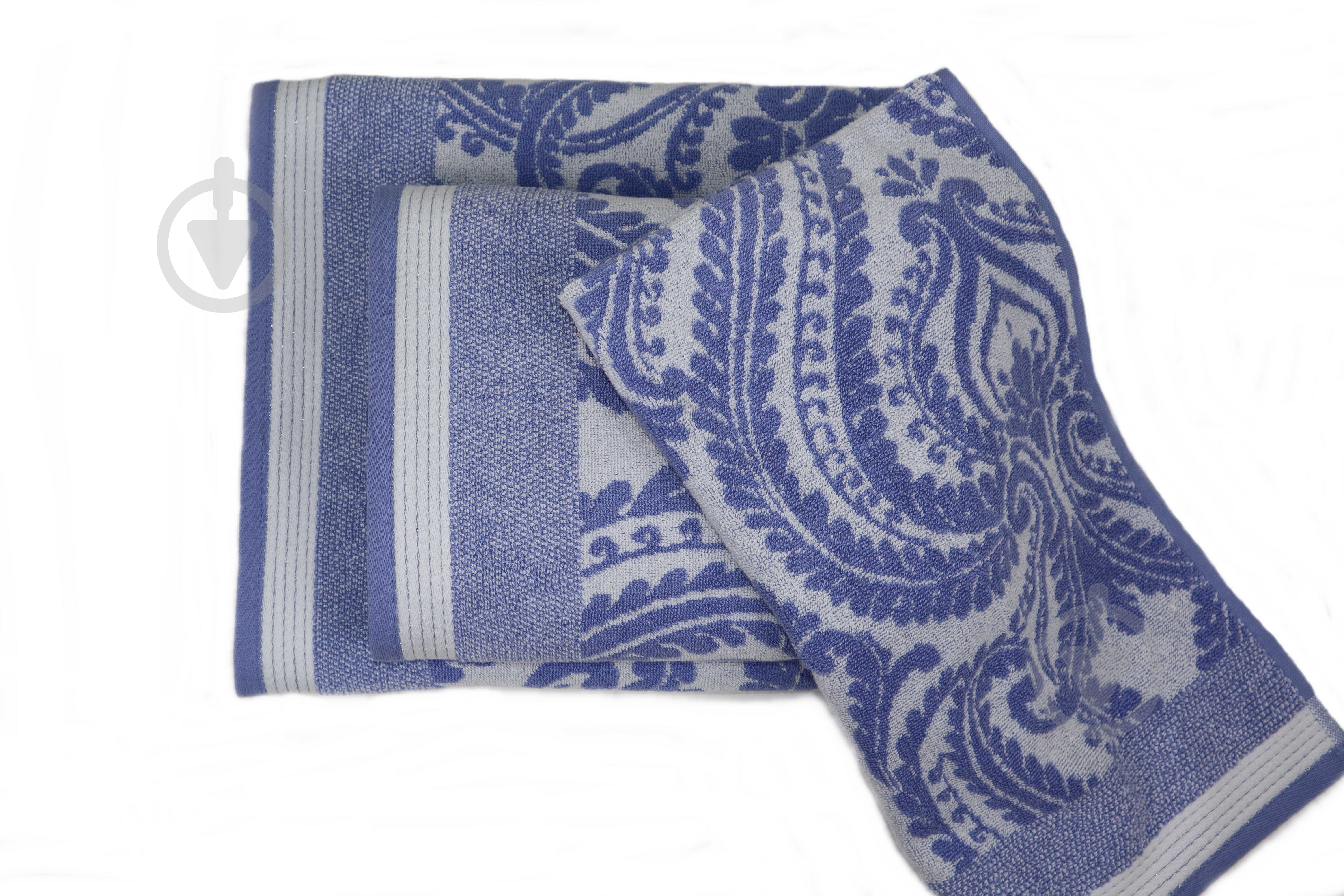 Полотенце махровое Milestone 70x140 см синий с рисунком La Nuit - фото 3 Полотенце махровое Milestone 70x140 см синий с рисунком La Nuit - фото 3