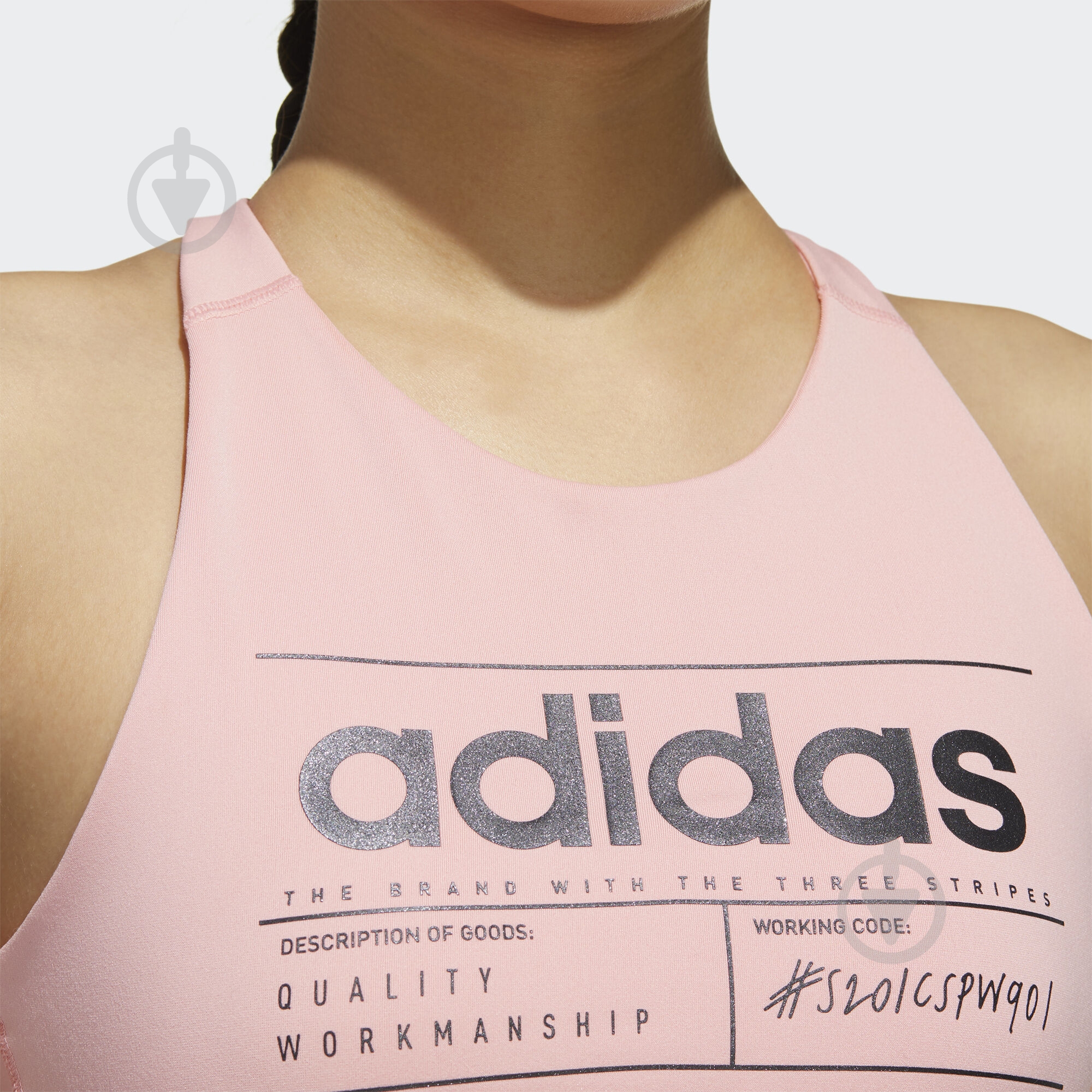 Бра Adidas W BB BRA TOP FL0219 р.L розовый - фото 7