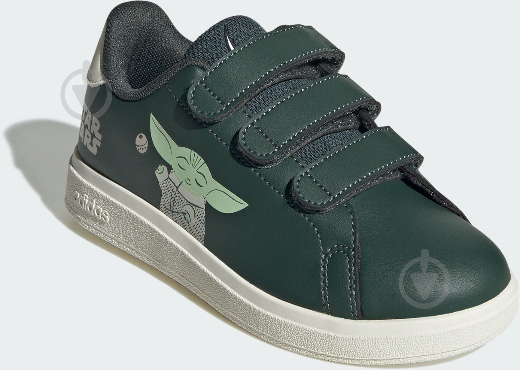 Кросівки дитячі демісезонні Adidas ADVANTAGE MANDALORIAN IH6253 р.33,5 зелені - фото 3 Кросівки дитячі демісезонні Adidas ADVANTAGE MANDALORIAN IH6253 р.33,5 зелені - фото 3