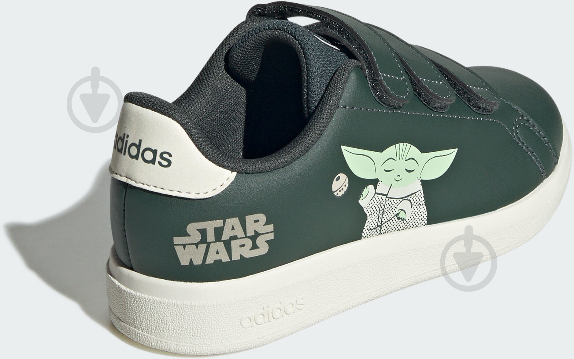 Кросівки дитячі демісезонні Adidas ADVANTAGE MANDALORIAN IH6253 р.33,5 зелені - фото 4 Кросівки дитячі демісезонні Adidas ADVANTAGE MANDALORIAN IH6253 р.33,5 зелені - фото 4