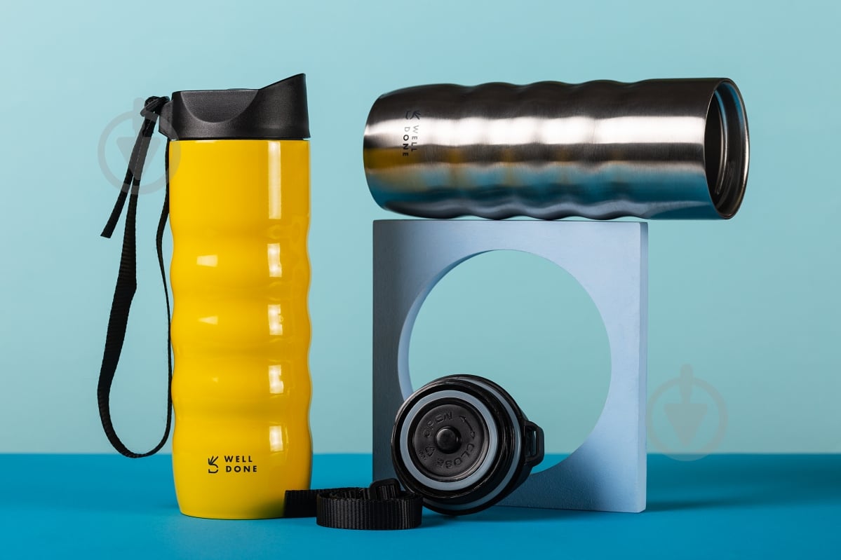 Термочашка Well Done Silver 0,48 л WD-7084S - фото 3