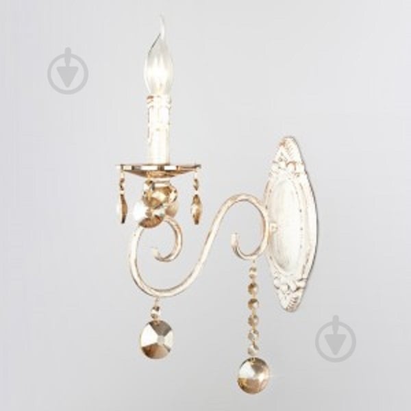 Бра Strotskis Ravenna 1x60 Вт E14 белый/золото 10104/1 - фото 4