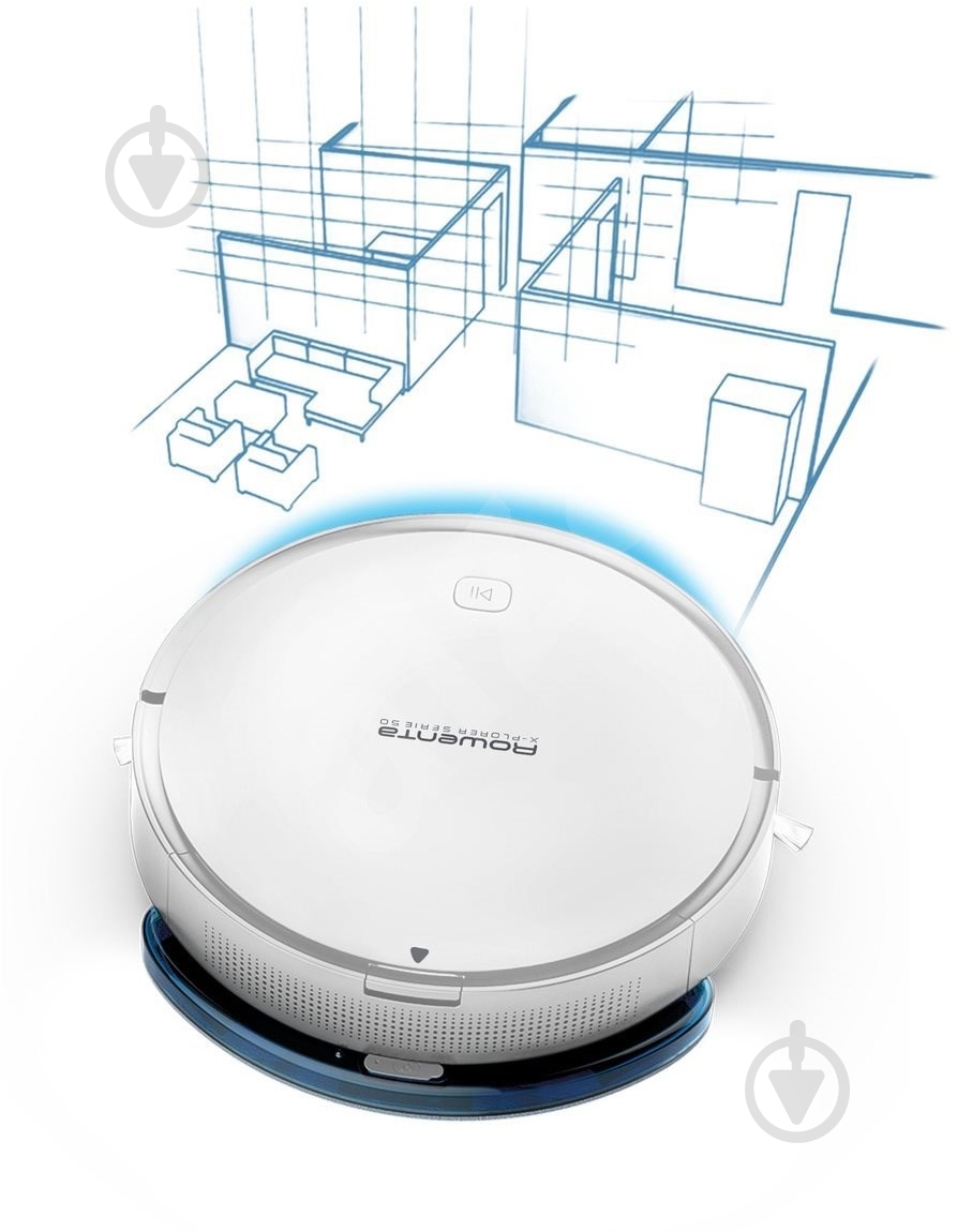 Робот-пылесос Rowenta RR7387WH (U0763408) white - фото 2