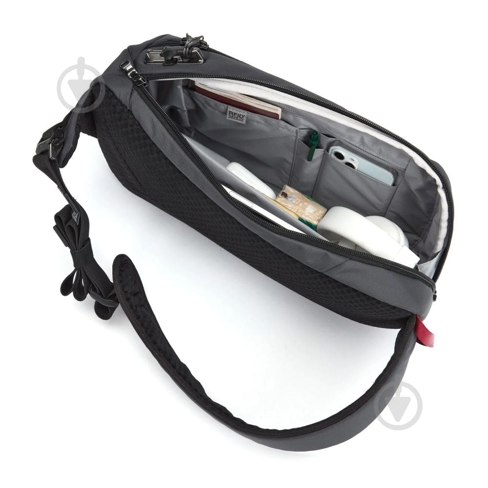 ᐉ Сумка через плече Pacsafe Vibe 325 sling pack 10 л сірий