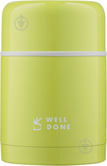 Термос для еды Well Done Green 0,6 л WD-7016G - фото 1