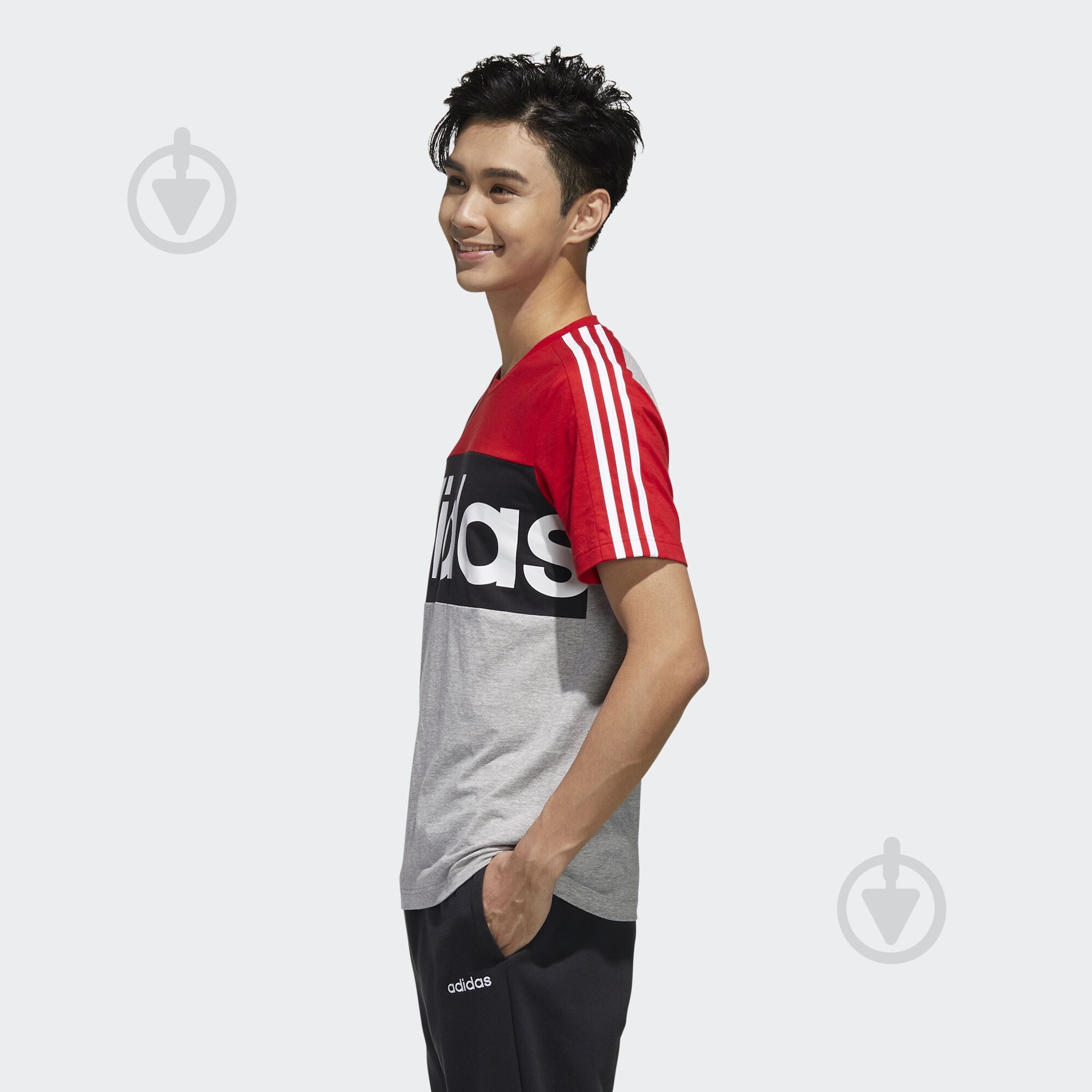 Футболка Adidas M ESS CB TEE FL0294 р.M красный - фото 4
