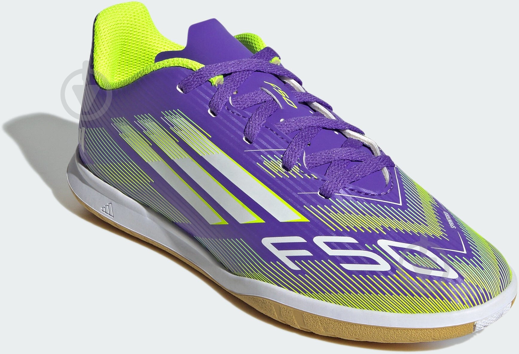 Футзальная обувь Adidas F50 CLUB IN J JI0042 р.38 2/3 фиолетовый - фото 3 Футзальная обувь Adidas F50 CLUB IN J JI0042 р.38 2/3 фиолетовый - фото 3