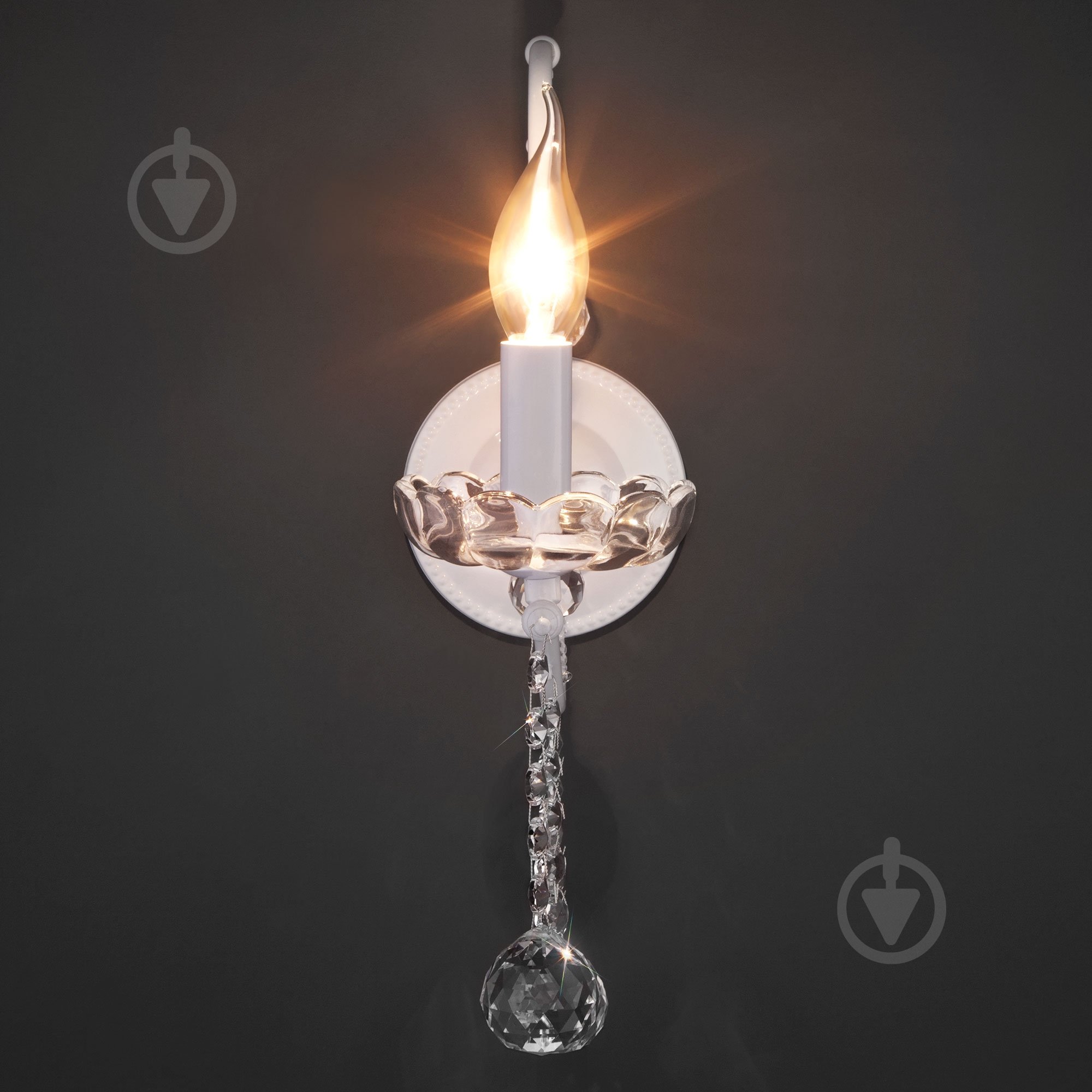 Бра Strotskis Brezza 1x60 Вт E14 білий 10107/1 - фото 4 Бра Strotskis Brezza 1x60 Вт E14 білий 10107/1 - фото 4