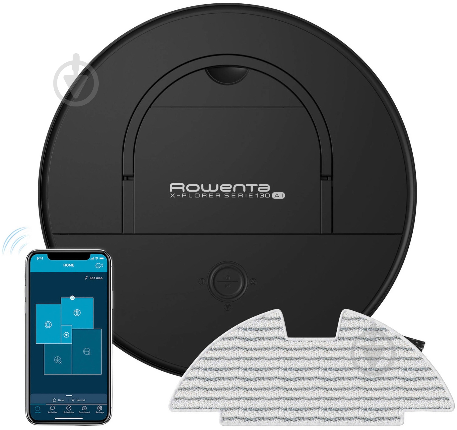 Робот-пилосос Rowenta RR9075WH (U0790569) black - фото 4 Робот-пилосос Rowenta RR9075WH (U0790569) black - фото 4