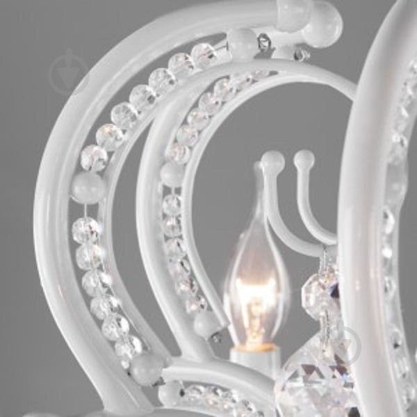 Люстра подвесная Strotskis Brezza 5x60 Вт E14 белый 10107/5 - фото 3