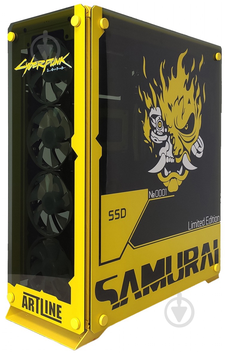 Компьютер Artline Samurai (SAMURAIv22) black/yellow - фото 8 Компьютер Artline Samurai (SAMURAIv22) black/yellow - фото 8
