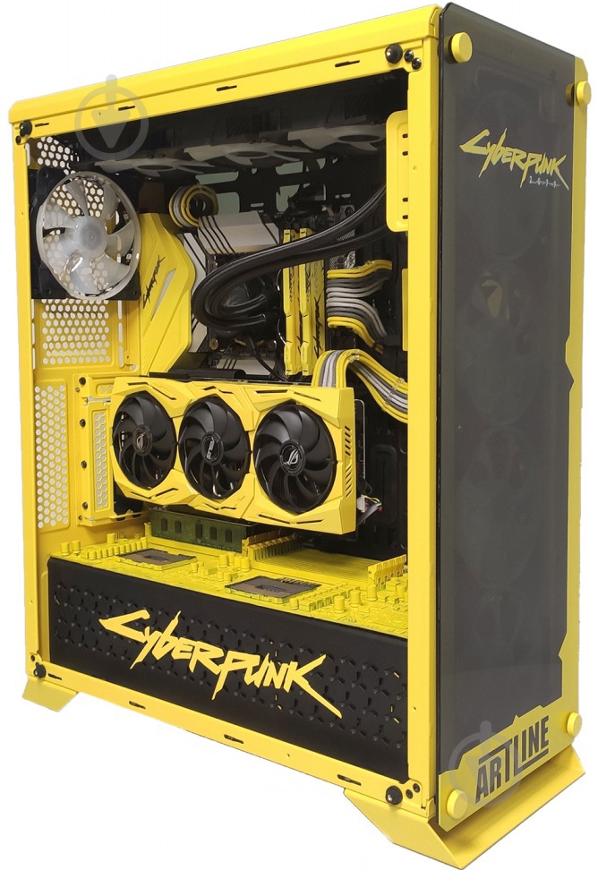 Компьютер Artline Samurai (SAMURAIv22) black/yellow - фото 2 Компьютер Artline Samurai (SAMURAIv22) black/yellow - фото 2