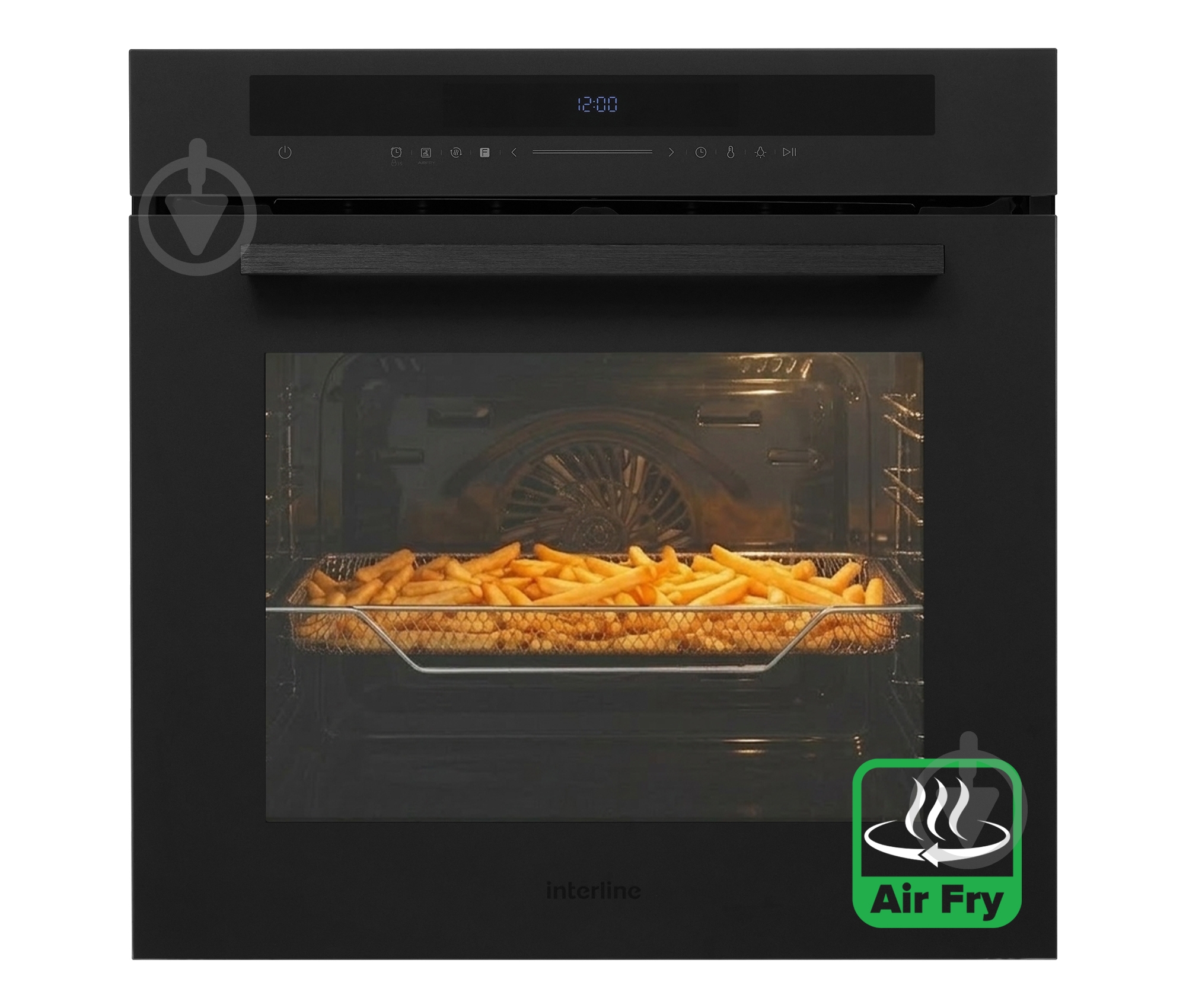 ВІТРИНА! Духова шафа Interline OEG 935 STG BA Pure Black - фото 5 ВІТРИНА! Духова шафа Interline OEG 935 STG BA Pure Black - фото 5