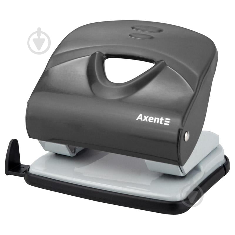 Дырокол Exakt-2 3930-01-a черный Axent - фото 1